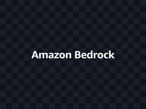 Amazon Bedrock Amazon Bedrock Wordmark White Dark SVG