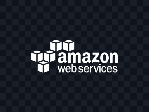 AWS AWS Logo White Dark PNG