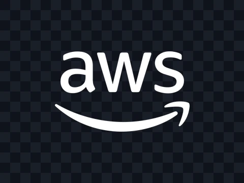 AWS AWS Logo White Dark PNG