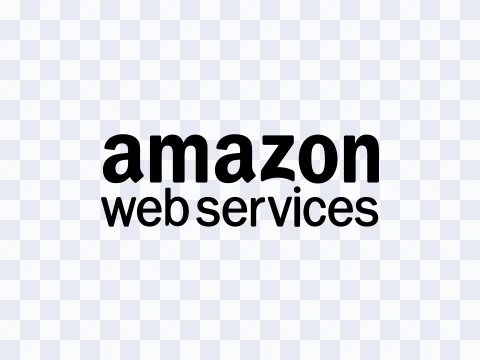 AWS AWS Wordmark Black Light SVG