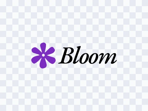 Bloom Bloom Logo Colored Light SVG
