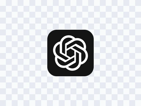 ChatGPT ChatGPT Logo Black Light PNG