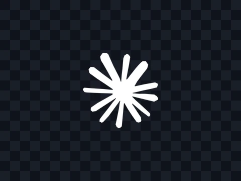 Claude Claude Icon White Dark PNG