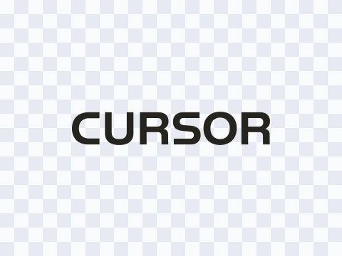 Cursor Cursor Wordmark Colored Light SVG
