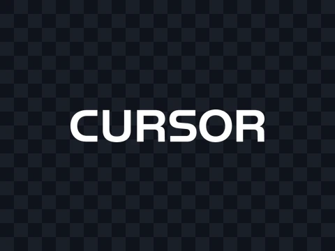 Cursor Cursor Wordmark White Dark PNG
