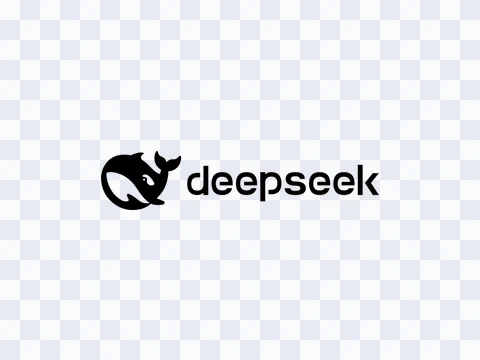 DeepSeek DeepSeek Logo Black Light PNG