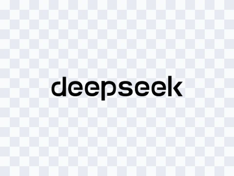 DeepSeek DeepSeek Wordmark Black Light SVG