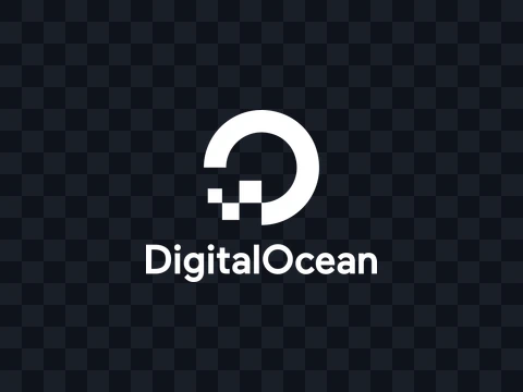 Digital Ocean Digital Ocean Logo White Dark PNG