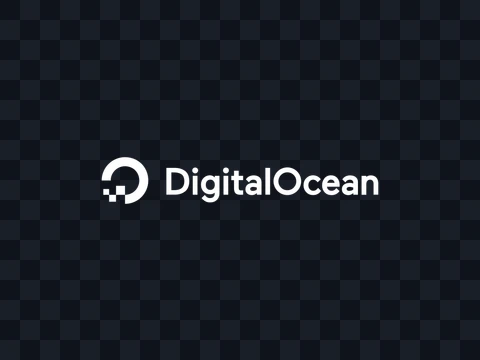 Digital Ocean Digital Ocean Logo White Dark PNG