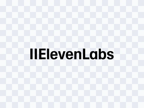 ElevenLabs ElevenLabs Logo Black Light SVG