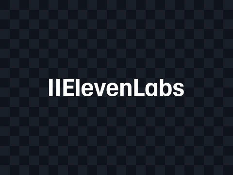 ElevenLabs ElevenLabs Logo White Dark SVG