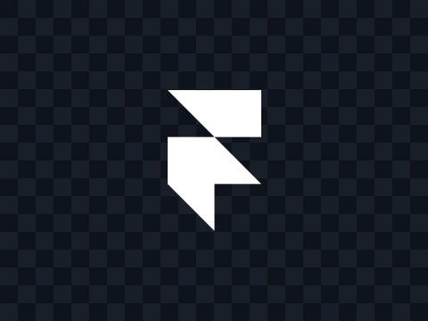 Framer Framer Icon White Dark SVG