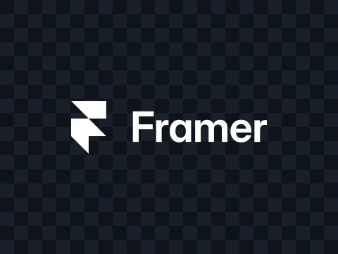 Framer Framer Logo White Dark SVG