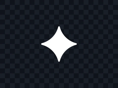 Gemini Google Gemini Icon White Dark PNG