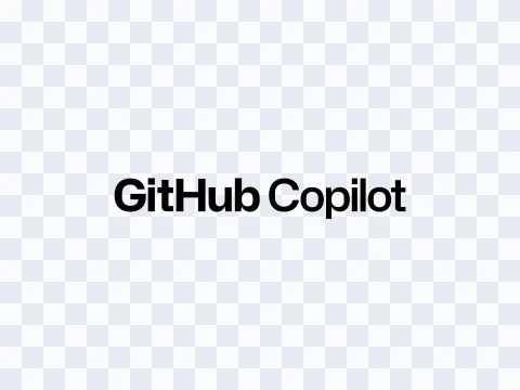 GitHub Copilot GitHub Copilot Wordmark Black Light SVG