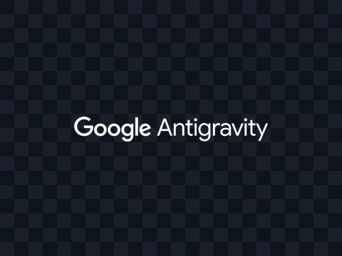 Google Antigravity Google Antigravity Logo White Dark PNG