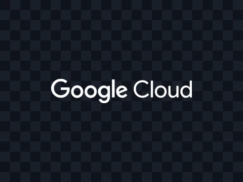 Google Cloud Google Cloud Wordmark White Dark PNG