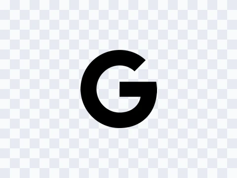 Google Google Icon Black Light PNG