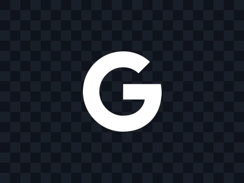 Google Google Icon White Dark PNG