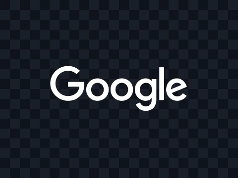 Google Google Logo White Dark SVG