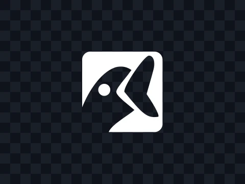 GooseAI GooseAI Logo White Dark SVG
