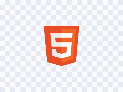 HTML HTML Icon Colored Light SVG
