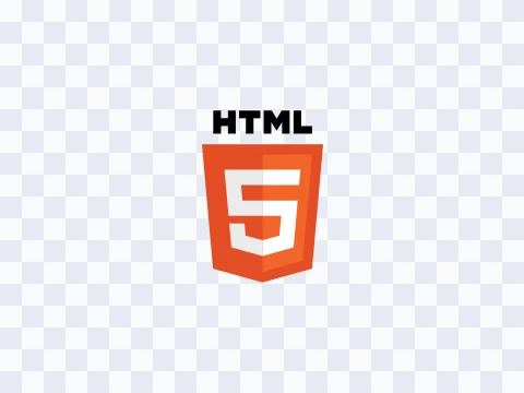HTML HTML Logo Colored Light SVG
