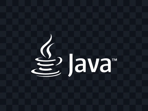 Java Java Logo White Dark SVG