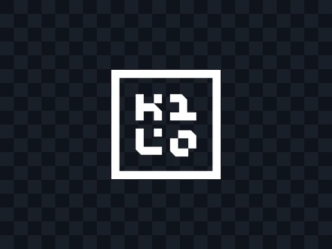 Kilo Code Kilo Code Logo White Dark PNG