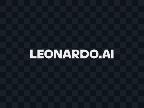 Leonardo AI Leonardo Wordmark White Dark SVG