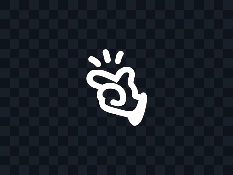 Manus Manus Icon White Dark SVG