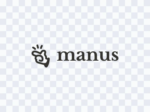 Manus Manus Logo Black Light SVG
