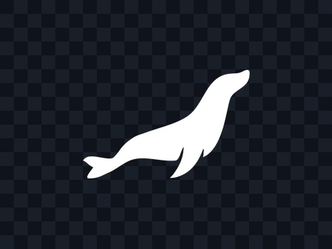 MariaDB MariaDB Icon White Dark PNG