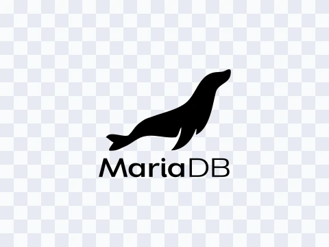 MariaDB MariaDB Logo Black Light SVG