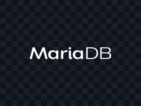 MariaDB MariaDB Wordmark White Dark PNG