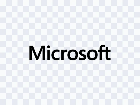 Microsoft Microsoft Wordmark Black Light PNG