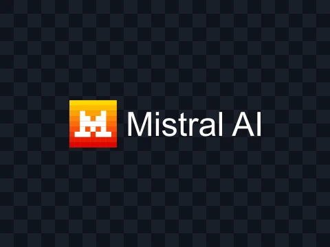 Mistral AI Mistral AI Logo Colored Dark SVG
