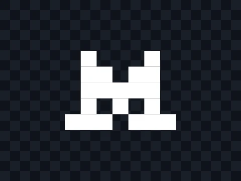 Mistral AI Mistral AI Logo White Dark SVG