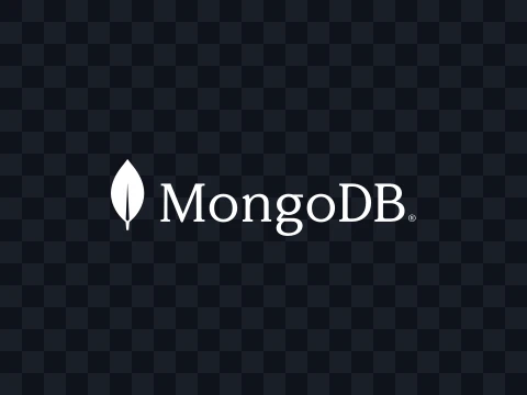 MongoDB MongoDB Logo White Dark SVG