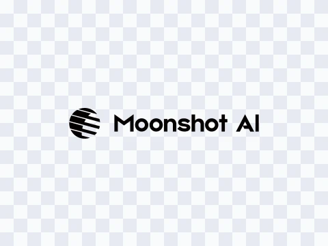 Moonshot AI Moonshot AI Logo Black Light SVG