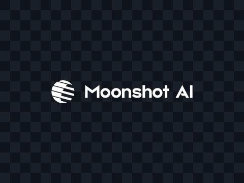 Moonshot AI Moonshot AI Logo White Dark SVG