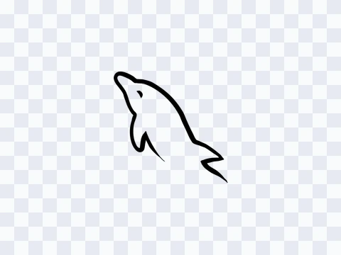 MySQL MySQL Icon Black Light PNG