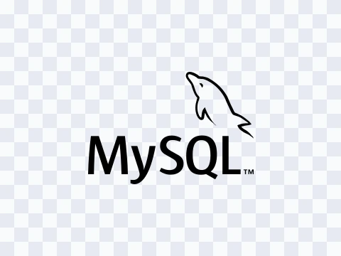 MySQL MySQL Logo Black Light SVG