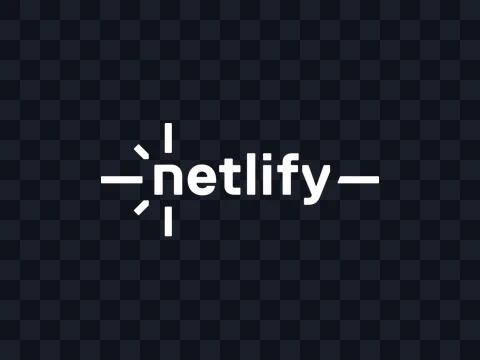 Netlify Netlify Logo White Dark PNG