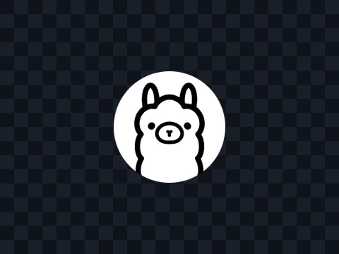 Ollama Ollama Icon Colored Dark PNG