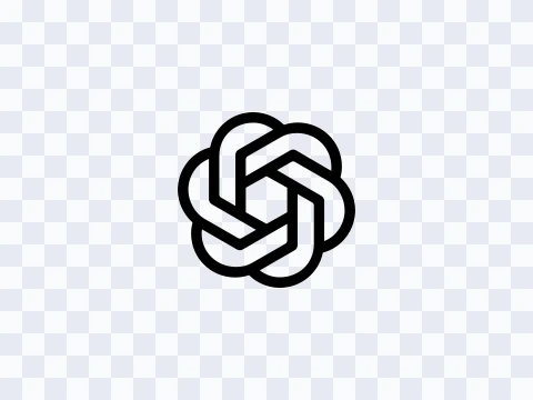 OpenAI OpenAI Icon Black Light SVG