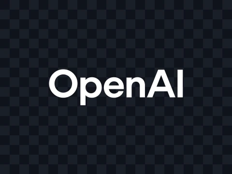 OpenAI OpenAI Wordmark White Dark SVG
