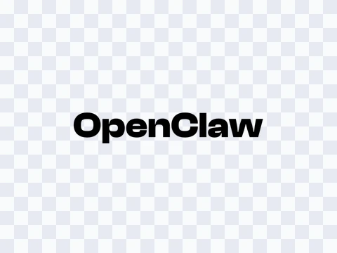 OpenClaw OpenClaw Wordmark Black Light PNG