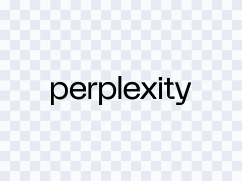 Perplexity Perplexity Wordmark Colored Light SVG