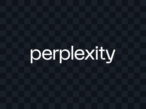 Perplexity Perplexity Wordmark White Dark PNG